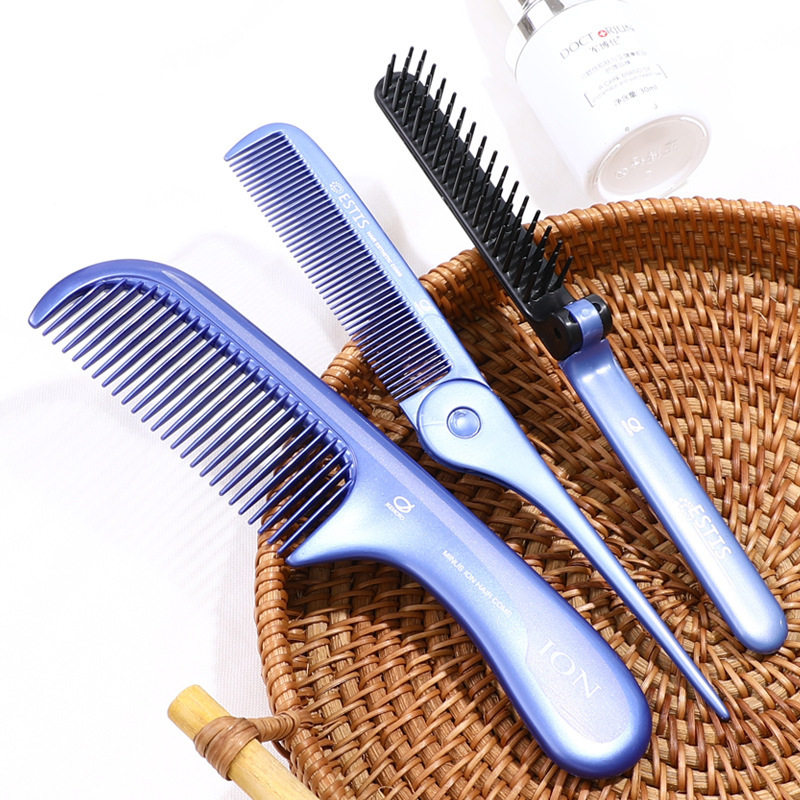 日本负离子梳子家用梳头男士塑料直发梳儿童女防静电梳直板梳美发