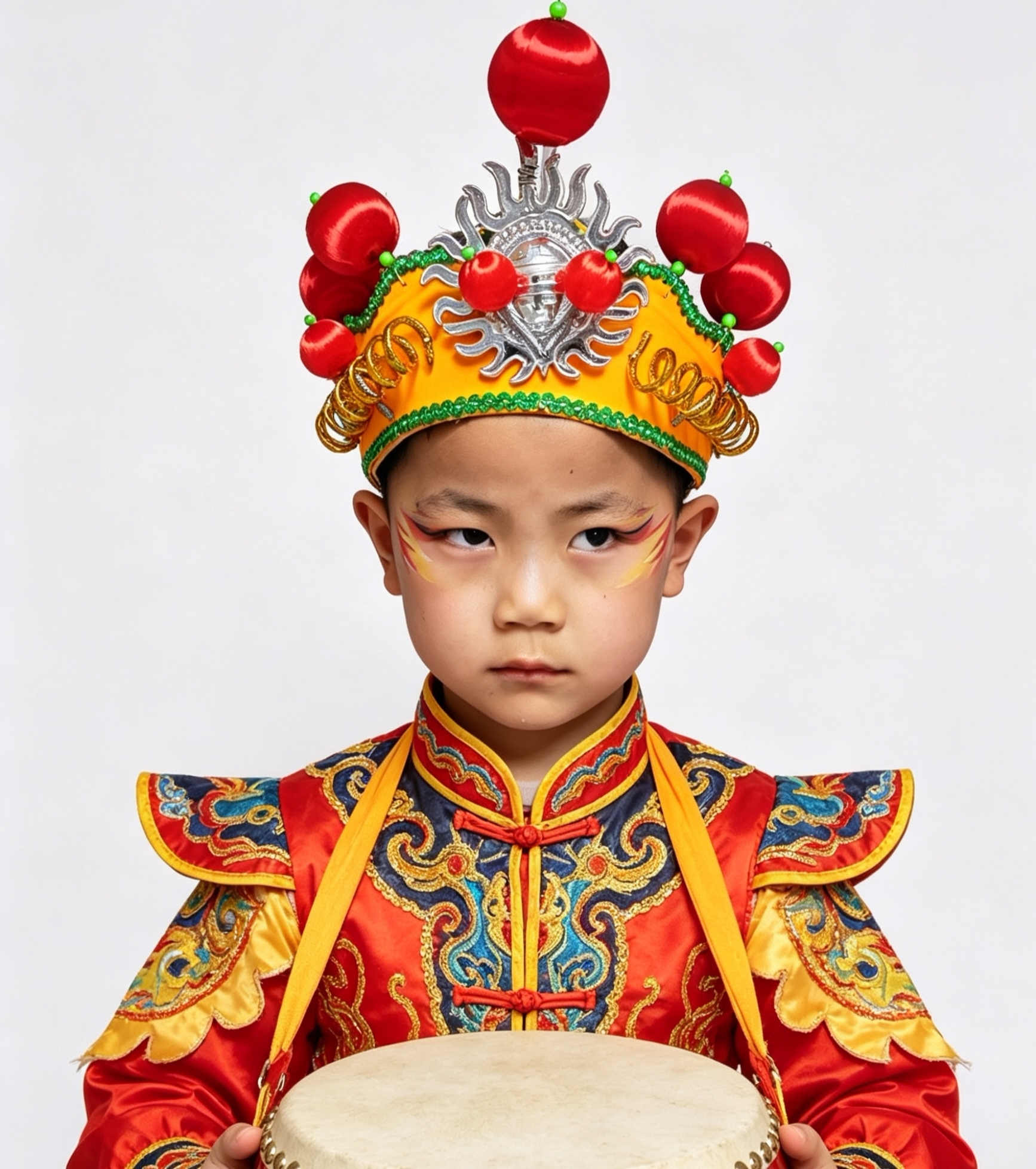 戏曲帽舞蹈秧歌威风锣鼓图片
