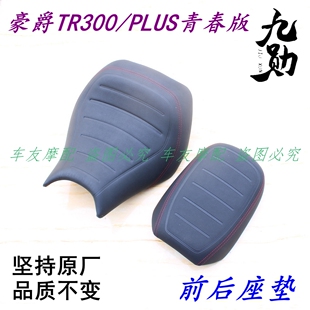 适用豪爵TR300 PLUS青春版都市版旅行版前坐垫后座垫前座垫后坐垫
