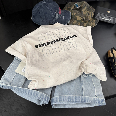 亮晶晶~男女童撒银闪亮短袖