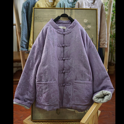 中国风新疆棉花夹棉棉衣唐装外套