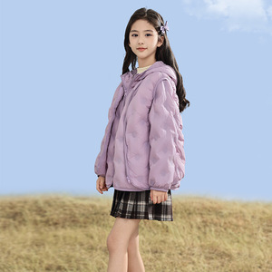 女童羽绒内胆冬季2024新款洋气儿童马甲秋冬装女孩轻薄羽绒服外套