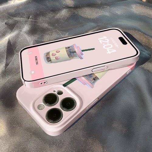 iPhone15手机壳苹果14promax小米14华为mate60红米k70适用opporeno9荣耀80新款nova9/x100粉色iPhone16pro女