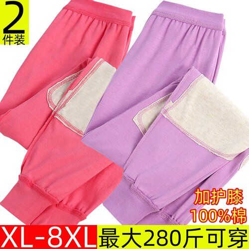 常规纯棉护膝女士棉秋裤