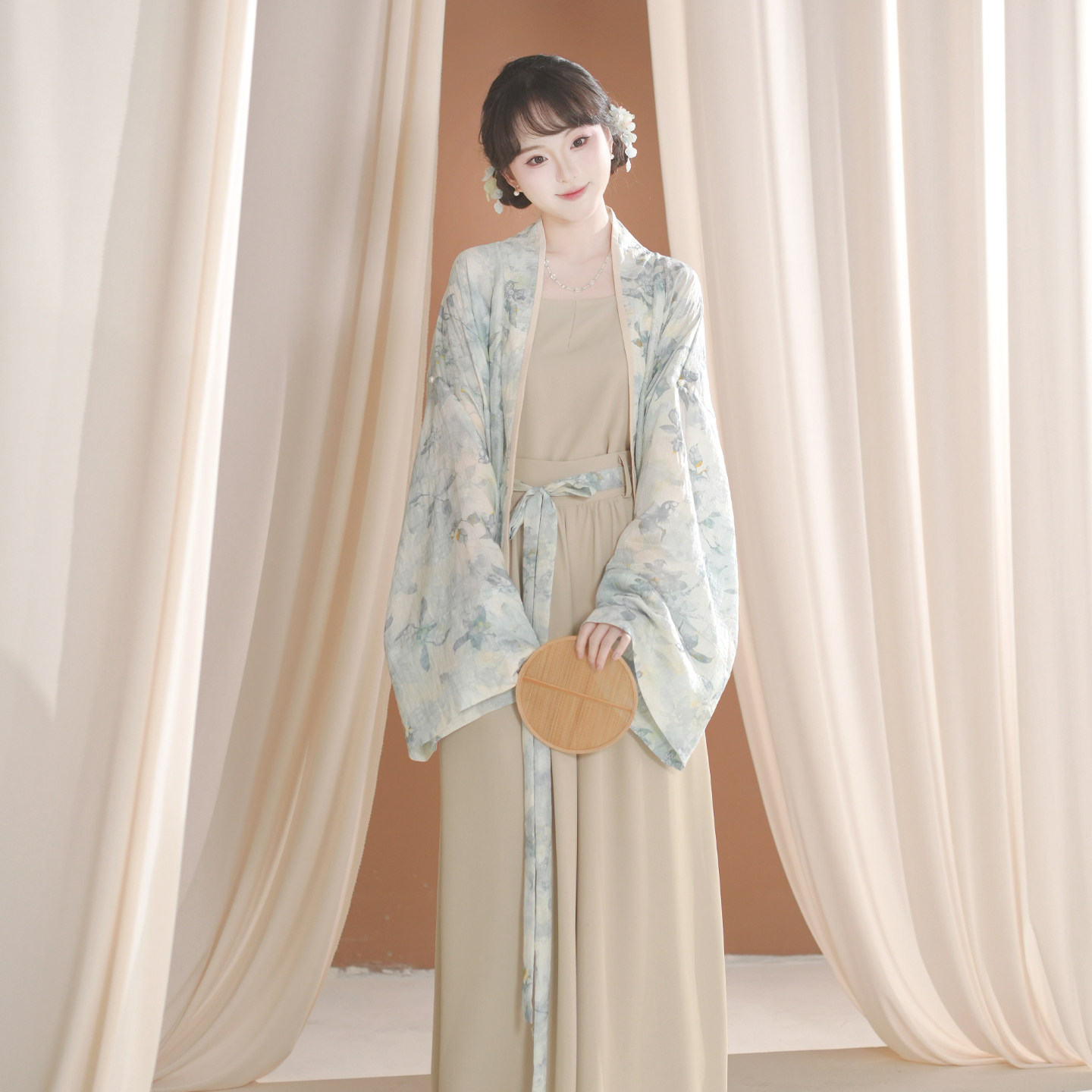 织尚御司原创汉服女魏晋南北朝褶衣改良宋裤春夏日常通勤薄款套装