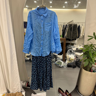 欧洲站2026夏季新款翻领单排扣防晒衬衫吊带连衣裙两件套女款欧货