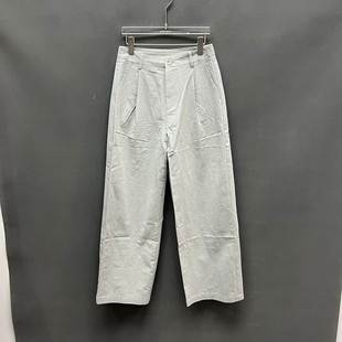 通勤简约风高腰宽松休闲裤 时尚 女百搭8181 新款 欧洲站2026春季