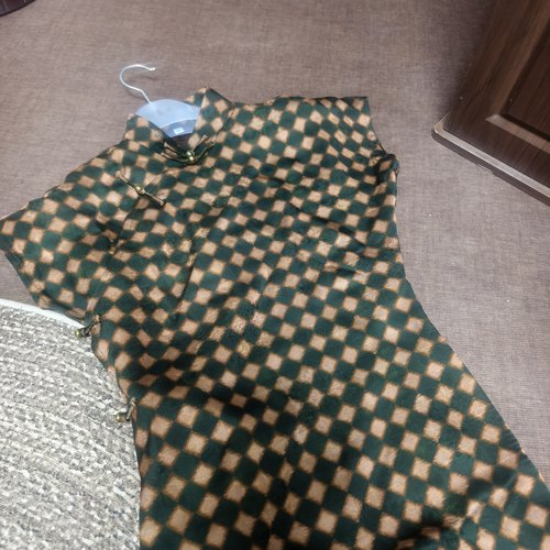云中格|锦暮溪新品手工全开襟旗袍130