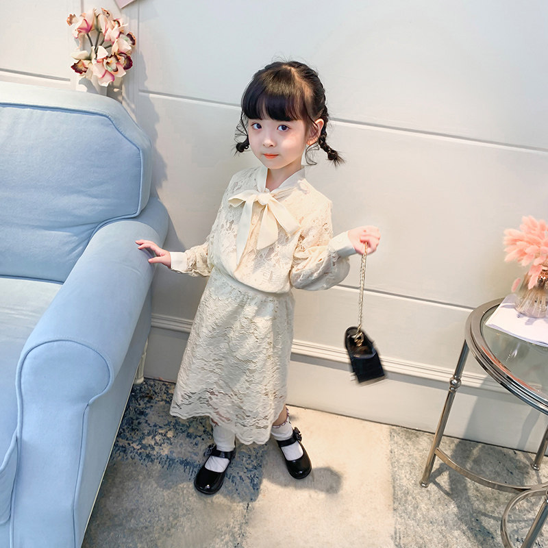 girl shirt Korean Edition Western style 2021 spring clothes new pattern Little Girl Lace shirt Frenum Baby unlined upper garment children jacketin the Children/Baby/Family fitted , Shirt  category - from Buy2taobao.com to provide professional Taobao agent buy service