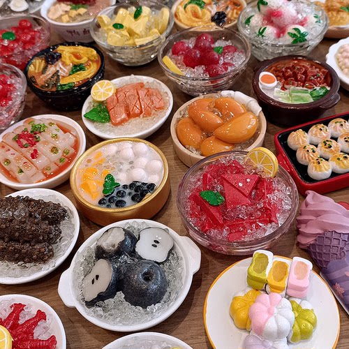 【买5赠1】地方特色美食冰镇西瓜冻梨文创冰箱贴磁贴冰箱门装饰贴