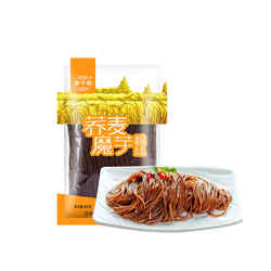 磨子桥荞魔芋粉丝黑苦荞面粗粮健身代餐速食干挂面饱腹控糖主食
