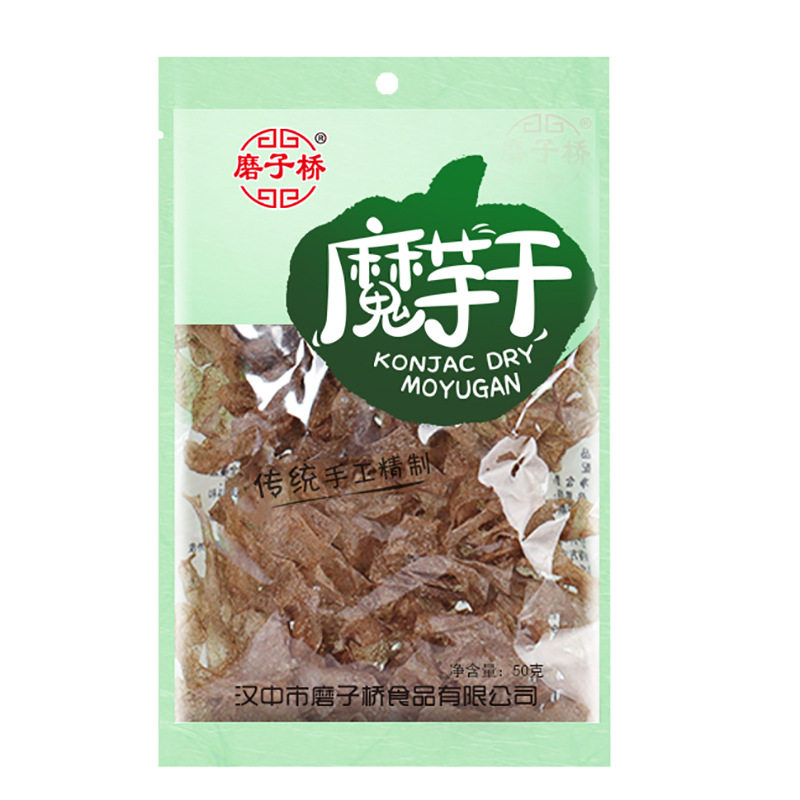 磨子桥魔芋干雪魔芋酒店食材素食蒟蒻魔芋食品饱腹0脂肪50克每袋