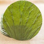 微山湖2024新整张荷叶片圆形28CM荷叶饭荷叶茶蒸饭糯米鸡100片 份