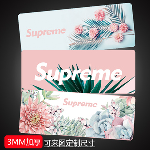 桌垫办公家用垫 鼠标垫超大ins北欧supreme游戏鼠标垫潮牌吃鸡加厚