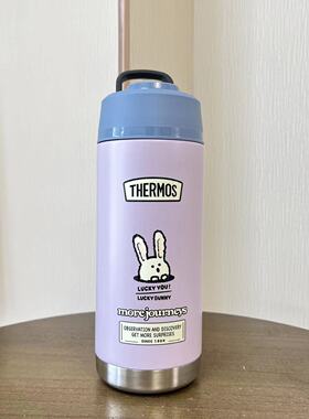 膳魔师复古系列保温杯西高地兔子316L不锈钢保温保冷吸管杯570ML