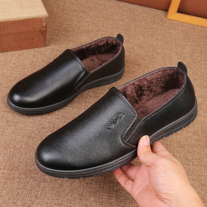 冬季厨师棉鞋男加绒保暖