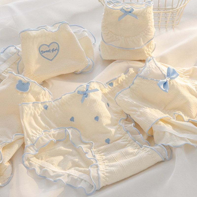 A类婴儿棉甜美内裤女7A抗菌裆