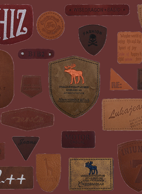 深棕棕红色自粘皮革布贴补丁贴沙发皮衣服包包破洞车饰修补洞贴花