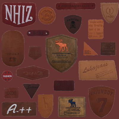 深棕棕红色自粘皮革布贴修补洞贴