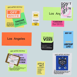 荧光色印花布贴夏款拼凑百搭衣服羽绒破洞修补自粘补丁箱包装饰贴