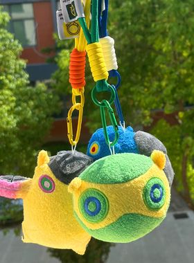 丑萌可爱无畏契约盖可挂件毛绒玩具周边公仔钥匙扣送女生闺蜜新礼