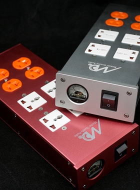 掌柜推荐Master Quality Audio 8位发烧HIFI通用电源净化排插插座