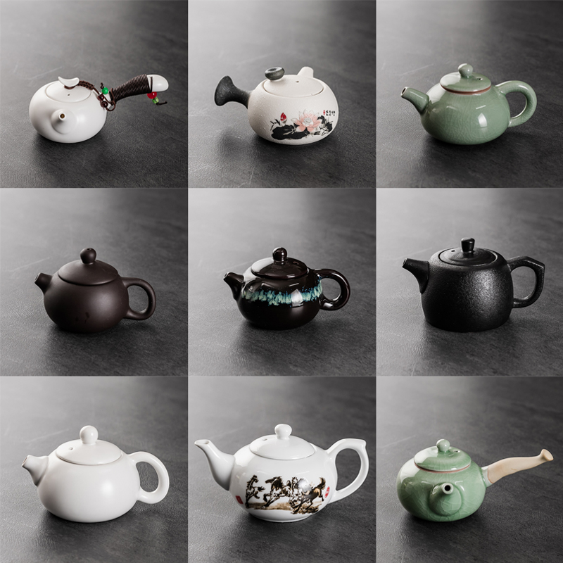 简约侧把功夫茶具西施壶茶壶