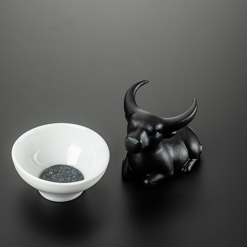 无孔茶漏茶滤器创意陶瓷斗公道杯套装泡茶器过滤筛网托架茶具配件