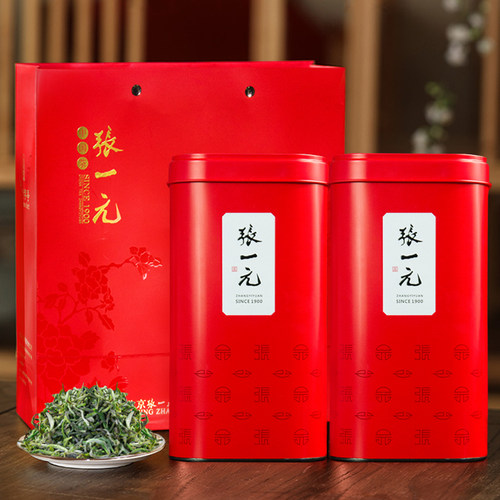 张一元特级黄山毛峰130g*2罐装