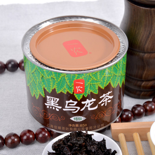 一农 特级黑乌龙茶85g/罐 高浓度茶叶木炭技法乌龙茶 - 封面