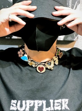 王嘉尔同款NbostoreXsupplier自然元素可DIY旋转项链珍珠爱心 nbo