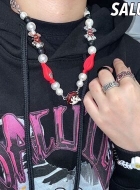 SALUTE ACADEMY木偶天使项链段宜恩庆怜同款新款小众设计情侣嘻哈