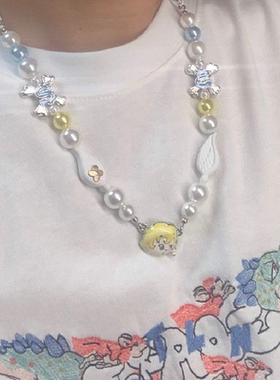 【庆怜同款】SALUTE ACADEMY 木偶天使项链情侣男女潮个性 段宜恩