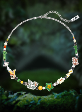 VSCH丛林幸运星笑脸项链明星同款