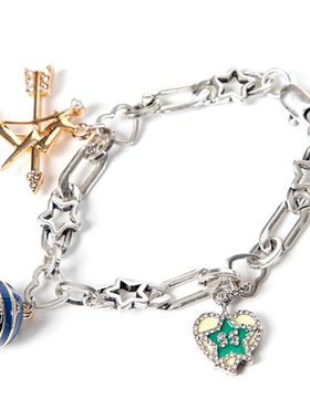 VSCH情人节星球爱心弓箭手链情侣