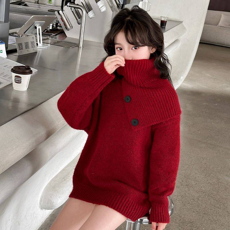 女童毛衣2026秋冬装新款儿童洋气针织连衣裙女大童高领加厚打底衫,童装/婴儿装/亲子装,连衣裙,淘宝优惠券,粉丝福利购,淘宝优惠卷