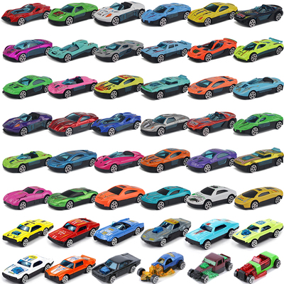 儿童合金车玩具男孩金属小汽车模型仿真迷你赛车轨道弹射【1:64】