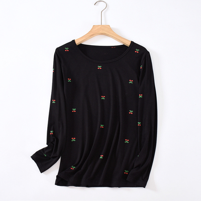 打底衫弹力秋衣舒适甜美系