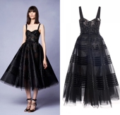 高端时尚 礼服 吊带小黑裙宴会酒会生日派对毕业舞会舞台演出中长款