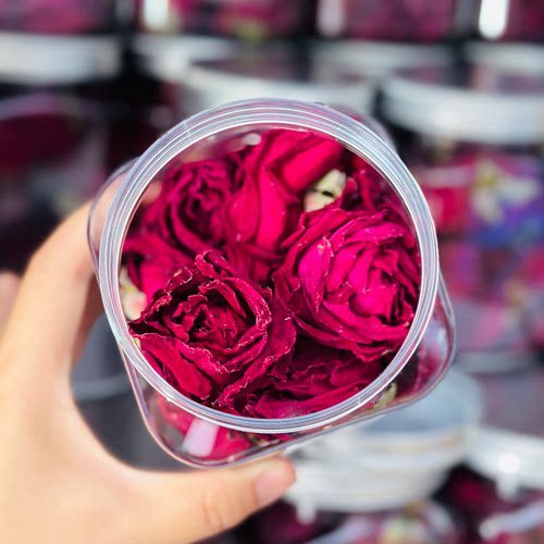 云南墨红玫瑰花冠茶超香无添加