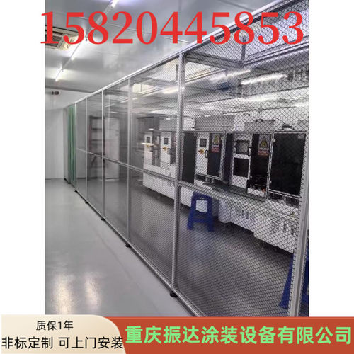 FFU无尘洁净棚贴膜液晶屏无尘车间百级净化棚光学实验室净化工程
