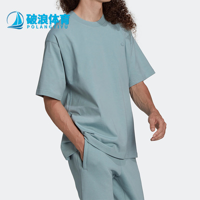 阿迪达斯正品三叶草男圆领透气恤