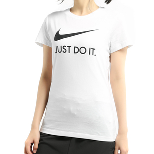 新款 夏季 女子运动休闲透气短袖 T恤 677 Nike CU1252 耐克正品