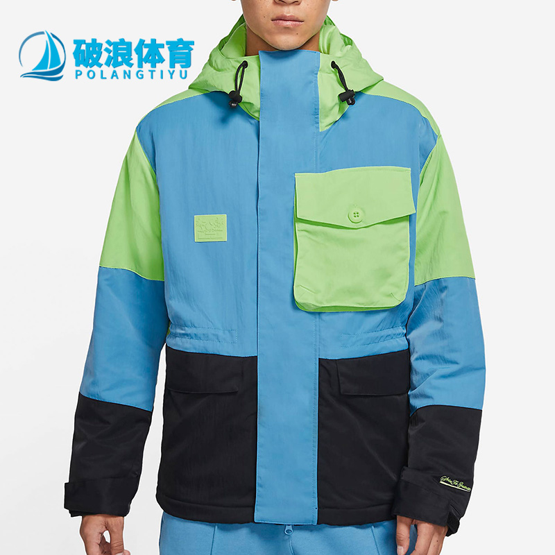 耐克正品男子运动保暖棉服