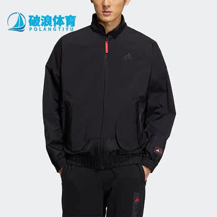 Adidas/阿迪达斯正品春季新款男子运动休闲宽松夹克外套HZ3037