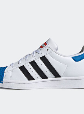 Adidas/阿迪达斯正品三叶草新款大童男女低帮休闲板鞋H03954