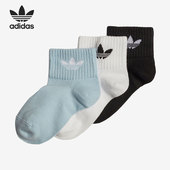 儿童男女运动休闲袜子GD3131 三叶草新款 Adidas 阿迪达斯正品