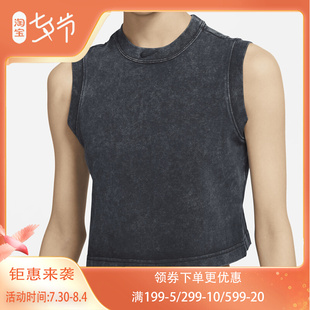 WASHED女子休闲运动背心T恤CZ9853 SPORTSWEAR 010 耐克正品 Nike