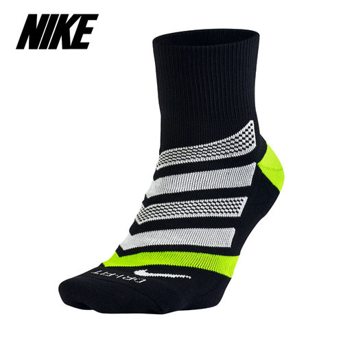 Nike/耐克正品RUNNING DRI FIT CUSHION 长筒运动袜子SX5467-010