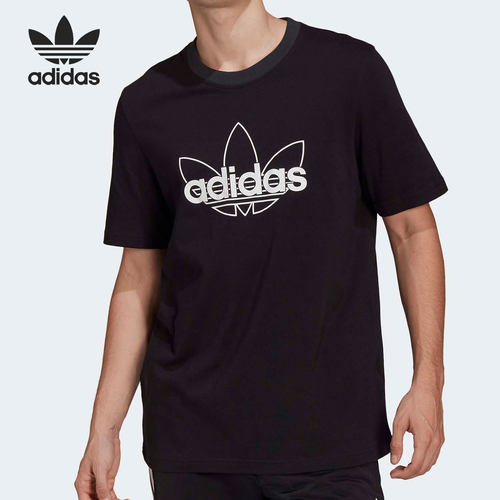 Adidas/阿迪达斯正品 三叶草年夏季新款男子休闲T恤GN2440